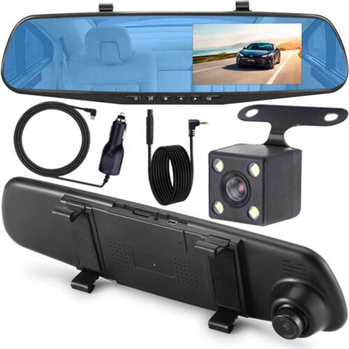 Großhandel Dash Cam 1080p 2.5D Nachtsicht Dashcam Video recorder Kamera Auto Black Box Dual Lens Rückspiegel Kamera